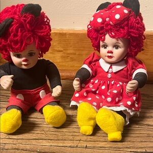 Adorable Mickey and Minnie Donnie a d Marie tiny tot Set
